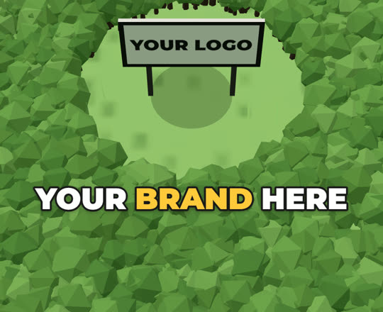 Preview: your logo on a billboard in the video