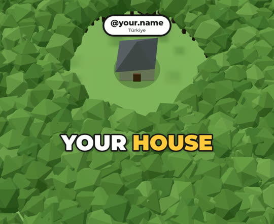 Preview: a house with your name in the video